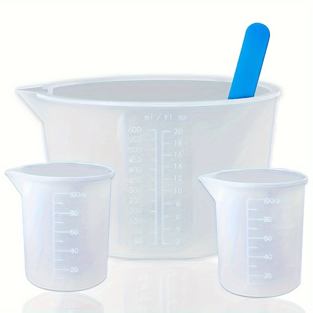 Mixing Cup Silicone - Cangkir Ukur Silikon, Perlengkapan Resin dengan