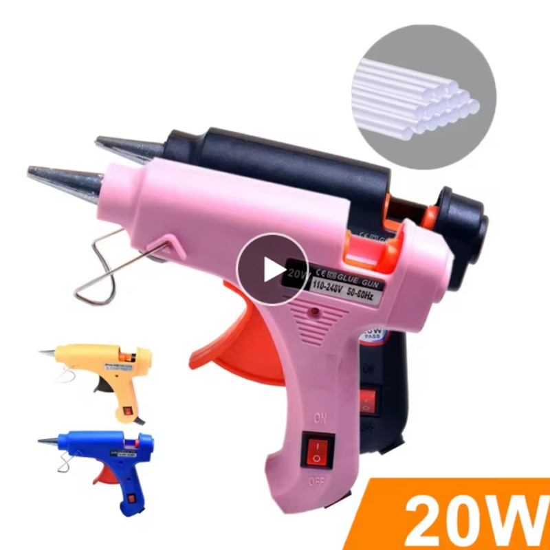 Heat Gun Small - Pistol lem 20W dengan colokan EU.
