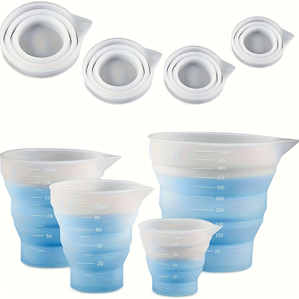 Mixing Cup Silicone - 50-500Ml Gelas Ukur Silikon Dapat Dilipat