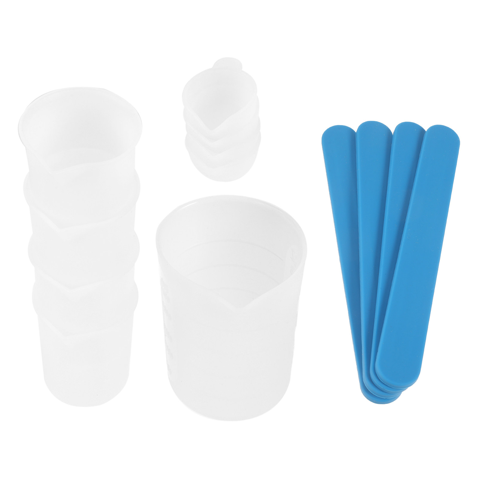 Mixing Cup Silicone - 1Set Kit Alat Cangkir Pencampur Epoksi