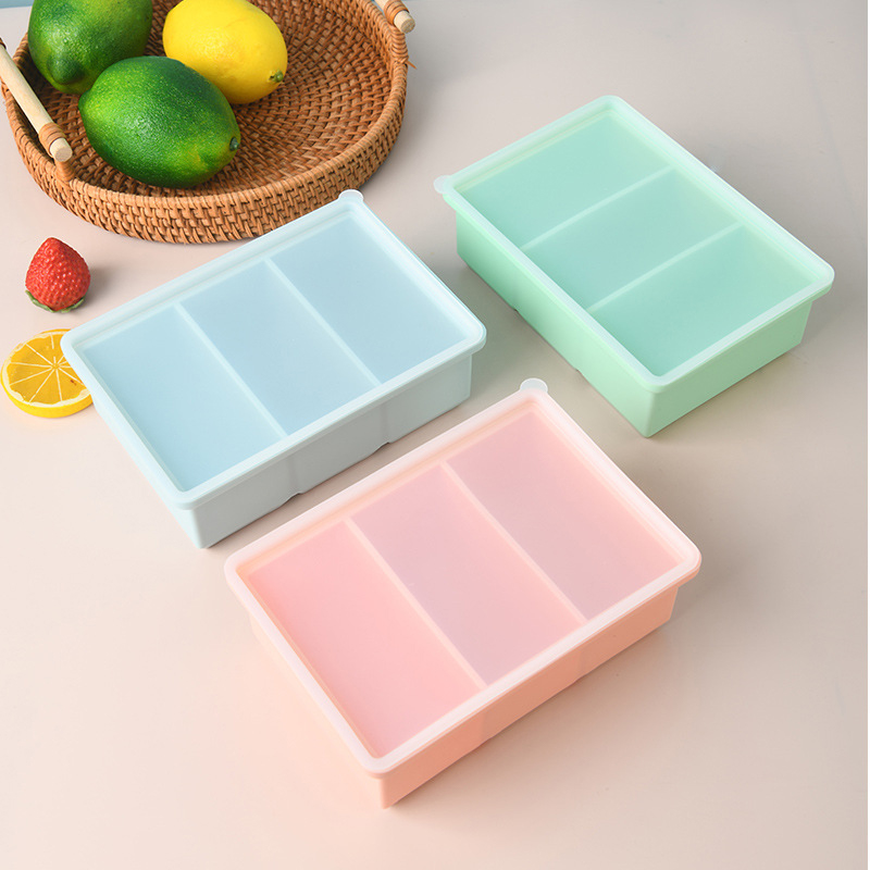 Serving Tray Mold - Cetakan Beku Silikon Besar untuk Makanan,