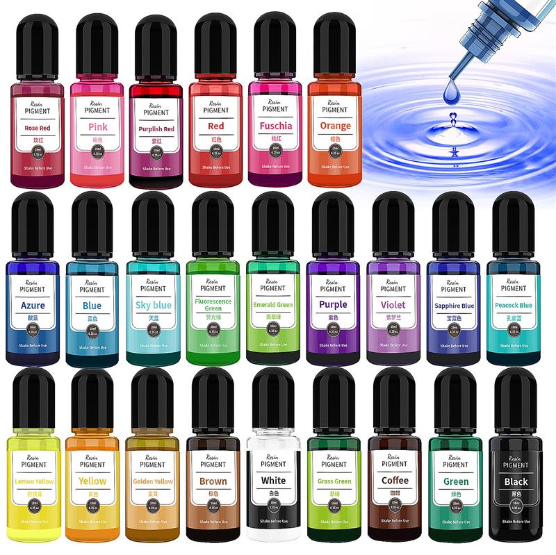 Resin Dye Alcohol - 24 Warna Tinta Seni Alkohol Resin