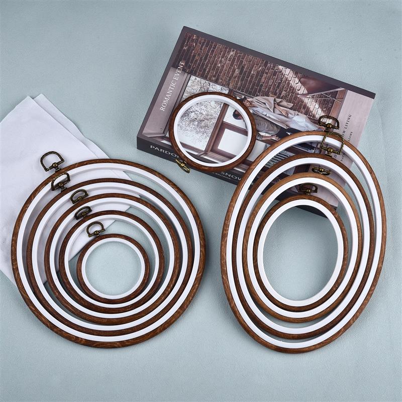 Set Bingkai Lingkaran Bordir W - Wood Ring Blank ulasan dan harga
