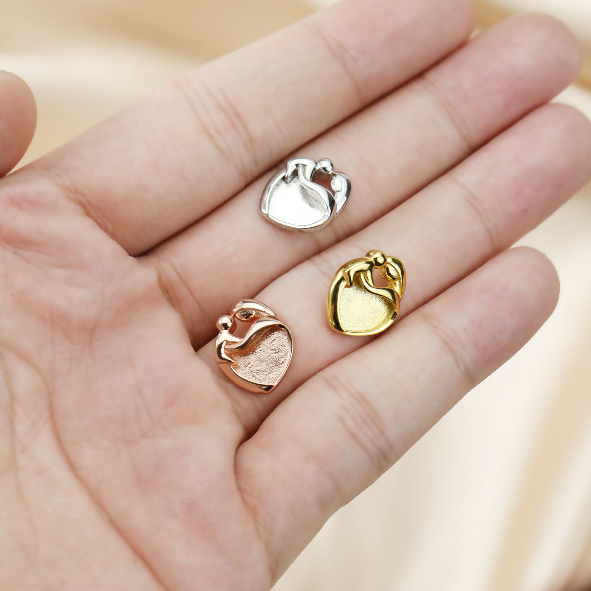 Liontin Perak Sterling 925 Ber - Bezels Set Pendant ulasan dan harga