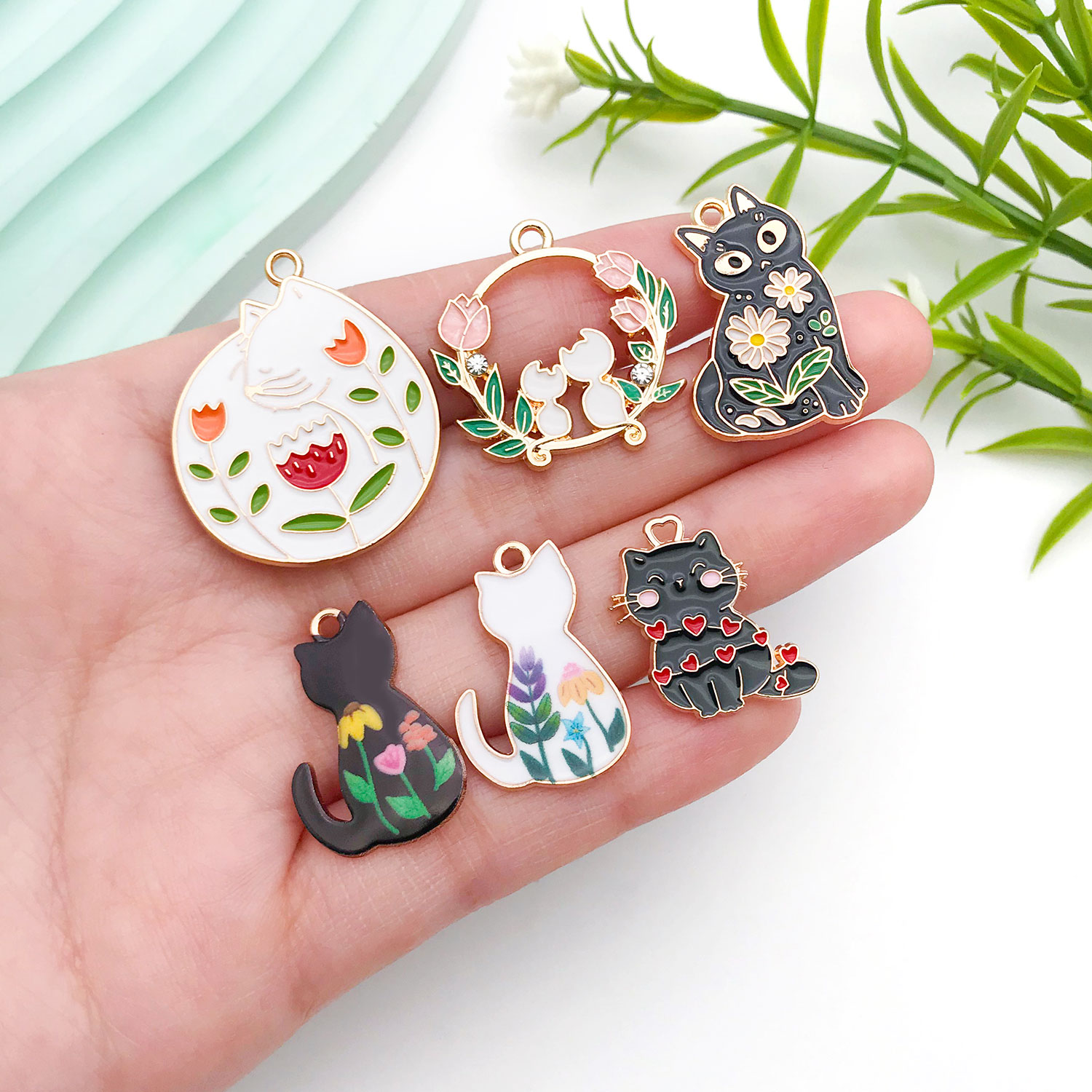 5/10 Buah Set Jimat Kucing Pop - Resin Craft Kit ulasan dan harga
