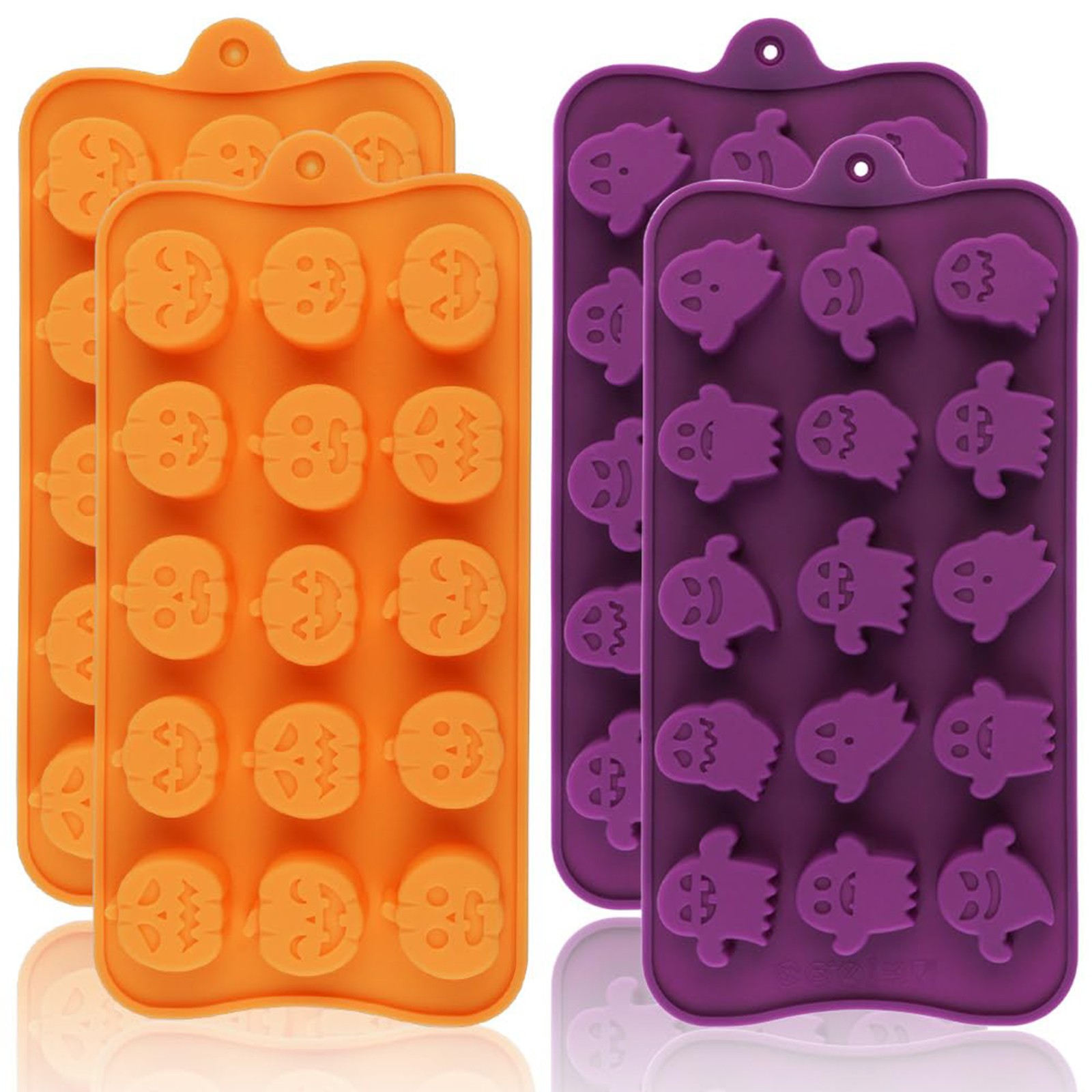 Cetakan Silikon Halloween Bent - Silicone Mold Tray ulasan dan harga