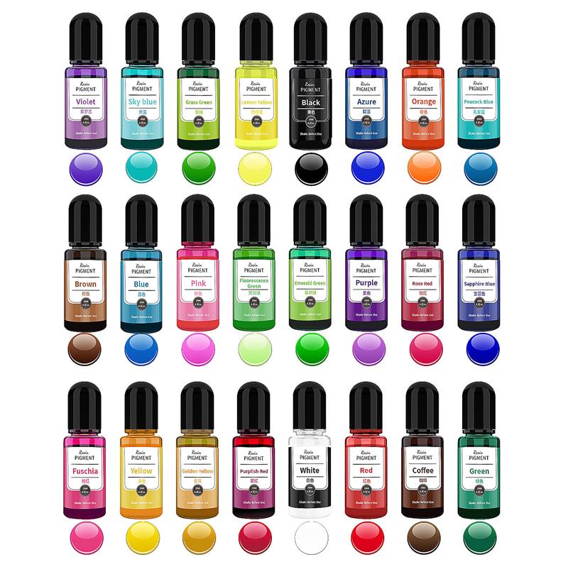 24 Warna Tinta Seni Alkohol Re - Resin Dye Alcohol ulasan dan harga